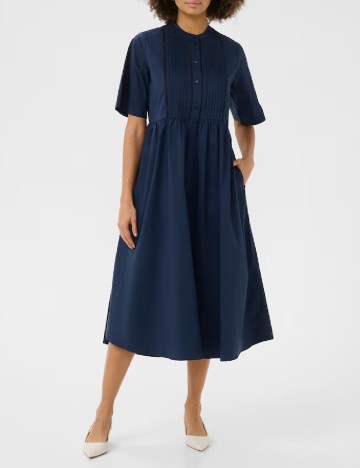 Rochie medie Culture, bleumarin