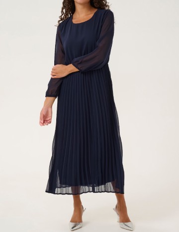 Rochie lunga Culture, bleumarin