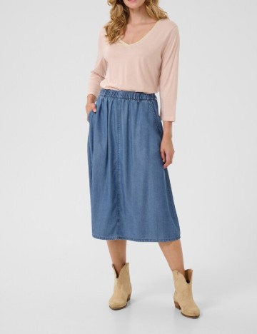 Fusta Cream, albastru