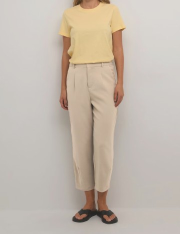 Pantaloni Kaffe, bej