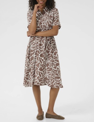 Rochie medie Kaffe, maro