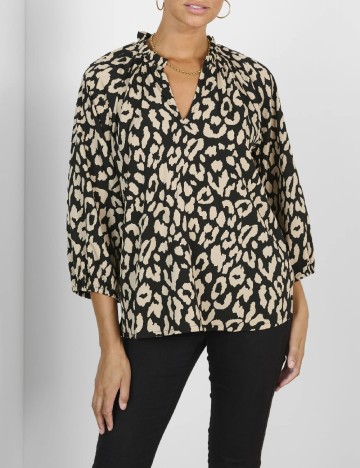 Bluza Kaffe, animal print