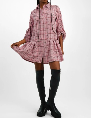 Rochie scurta ASOS, roz