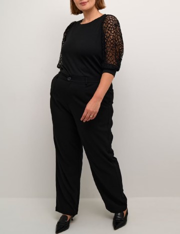 Bluza Kaffe Curve, negru