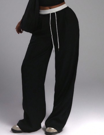 Pantaloni Musera, negru