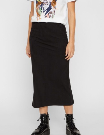 Fusta Pieces, negru, S