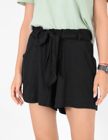 Pantaloni scurti Object, negru, XS