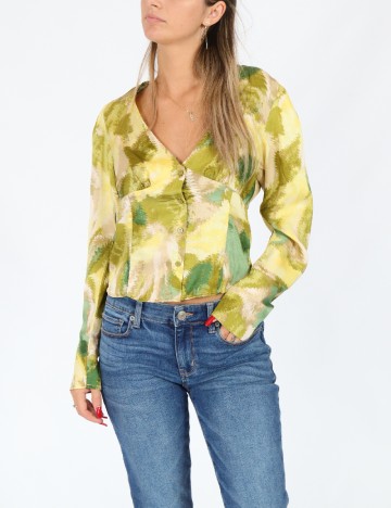 Bluza Vila, verde, 38