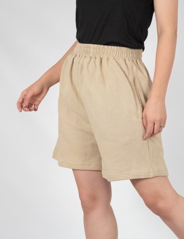 Pantaloni scurti Well Worth UK, maro deschis, S