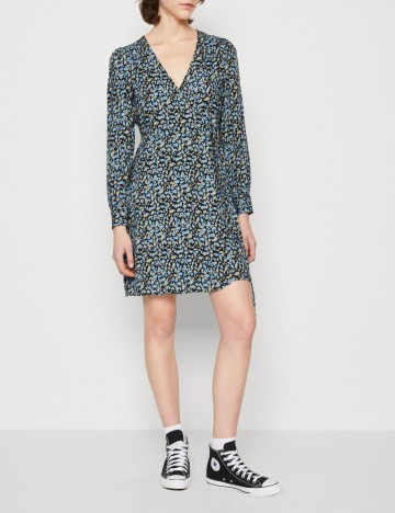 Rochie scurta Pieces, albastru