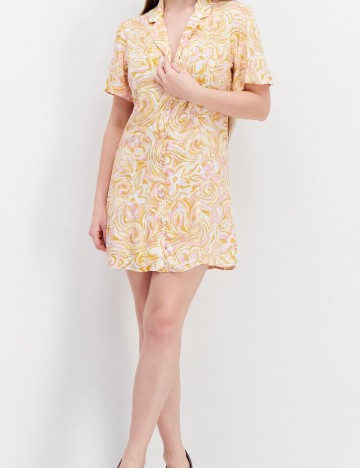 Rochie scurta River Island, crem