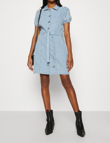 Rochie scurta Only, albastru