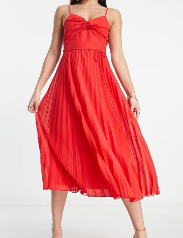 Rochie medie ASOS, rosu