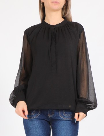 Bluza Pieces, negru