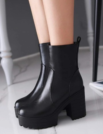 Botine SHEIN, negru