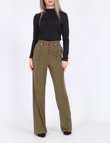 Pantaloni Jacqueline de Yong, verde