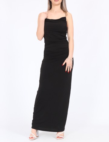 Rochie lunga Only, negru