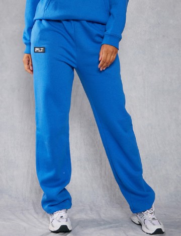 Pantaloni PrettyLittleThing, albastru