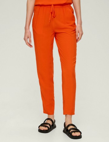 Pantaloni s.Oliver, portocaliu