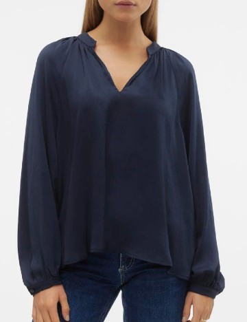 Bluza Vero Moda, bleumarin