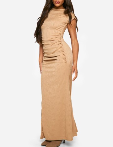 Rochie lunga Boohoo, maro