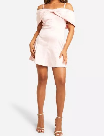 Rochie scurta Boohoo, roz