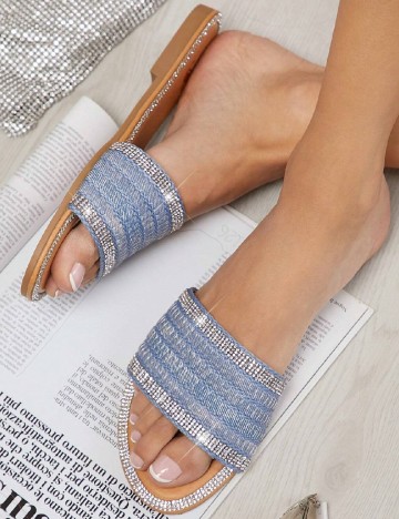 Slapi SHEIN, albastru