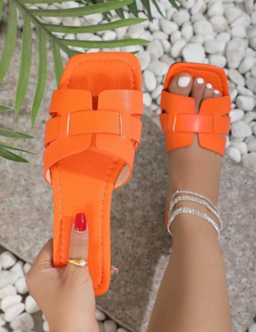 Slapi SHEIN, portocaliu