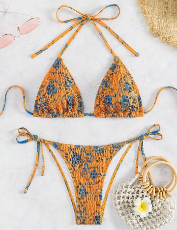 Costum de baie SHEIN, portocaliu