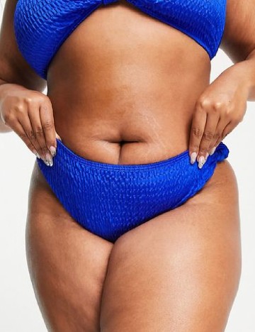 Chilot de  baie South Beach Curve, albastru