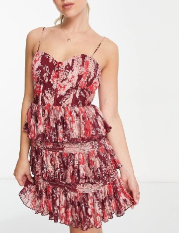Rochie scurta ASOS, mix culori