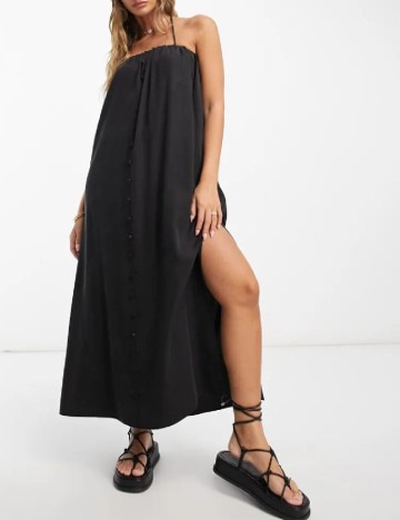 Rochie lunga ASOS, negru