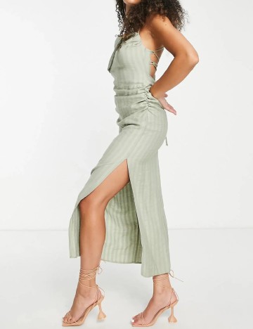 Rochie medie ASOS, verde