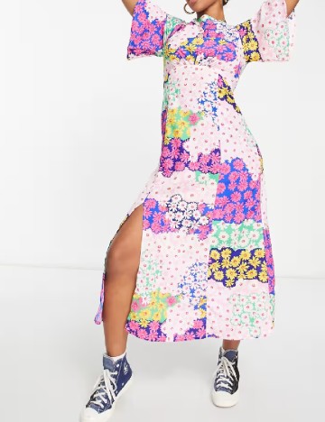 Rochie medie Influence, floral print