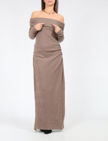 Rochie lunga SHEIN, maro