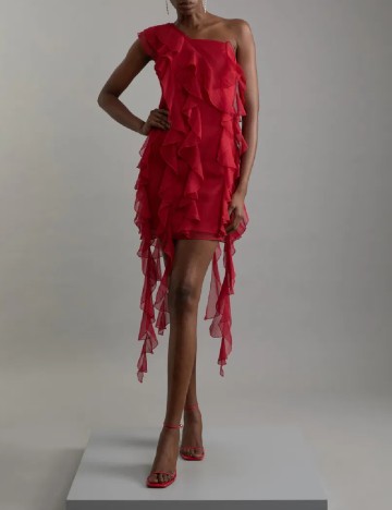 Rochie scurta Karen Millen, rosu