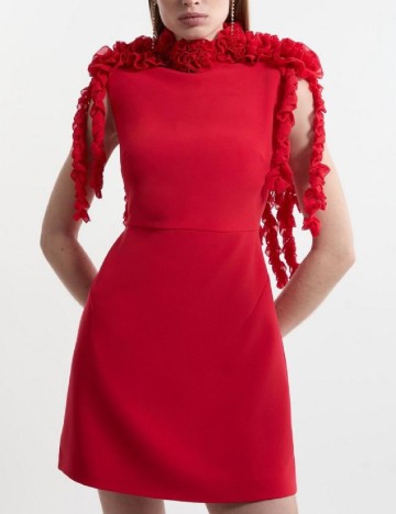 Rochie scurta Karen Millen, rosu