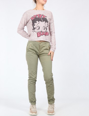 Pantaloni Bershka, verde