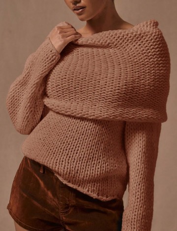 Pulover SHEIN, roz pudra