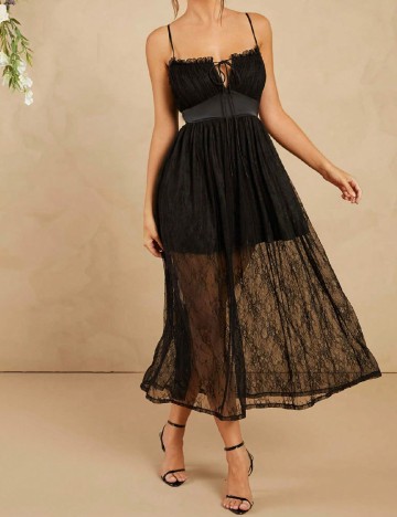 Rochie medie Haute, negru