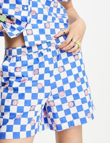 Pnataloni Scurti Noisy May, albastru, S