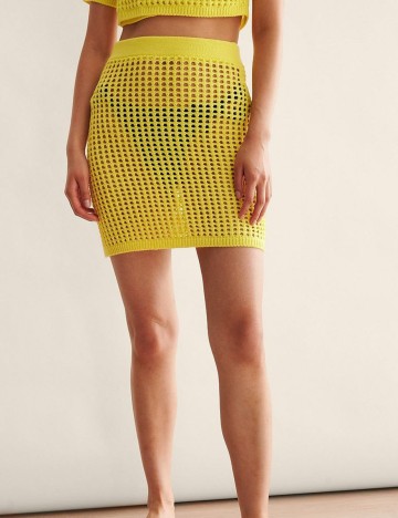 Fusta NA-KD, galben, S