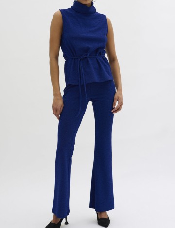 Pantaloni My Essential Wardrobe, albastru