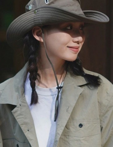 Palarie SHEIN, verde inchis