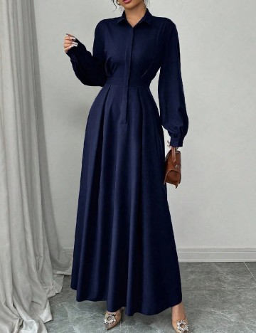 Rochie lunga SHEIN, bleumarin inchis