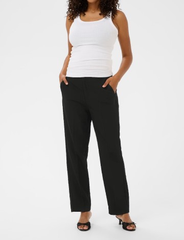 Pantaloni Kaffe, negru