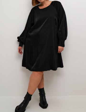 Rochie scurta Kaffe Curve, negru