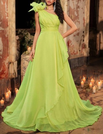 Rochie lunga SHEIN, verde