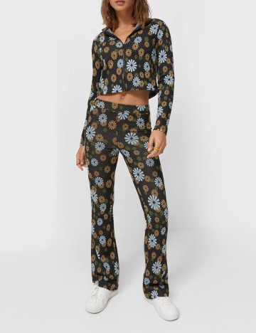 Pantaloni Stradivarius, negru