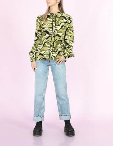 Camasa Y.A.S, verde, M